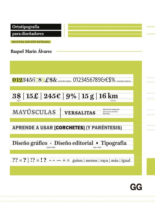 Detalles del título Ortotipografía para diseñadores de Raquel Marín Álvarez - Disponible